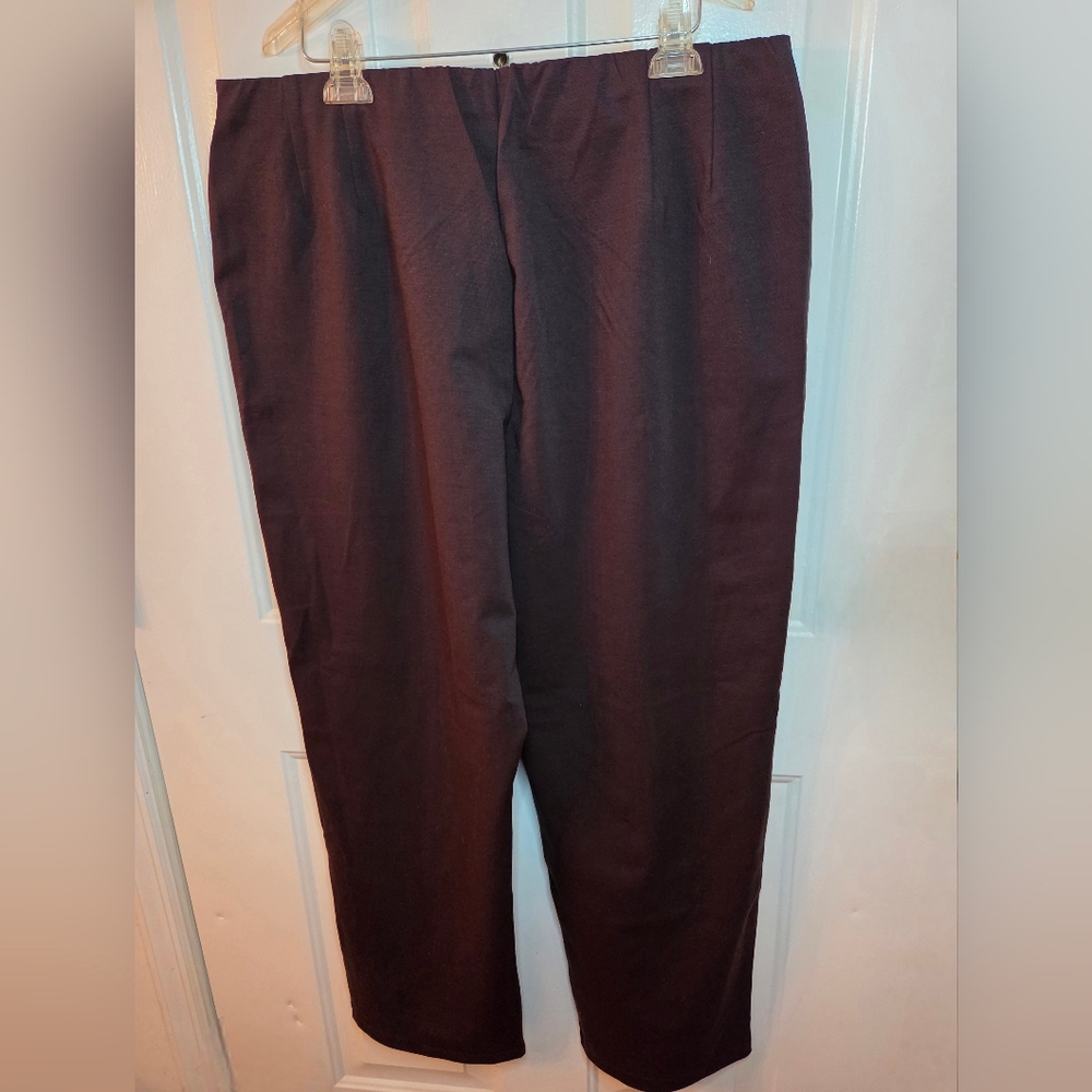 Eileen Fisher Wide Leg Pants in Deep Plum